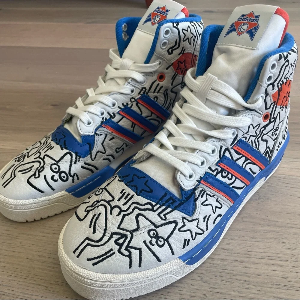 adidas Keith Haring x Rivalry High 'Pop Art' EE9296 Men’s 7 - Picture 4 of 13